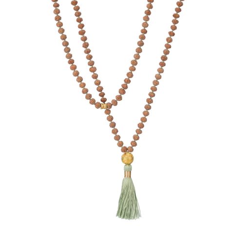 Sacred Rudraksha Meditation Mala Sannyasi