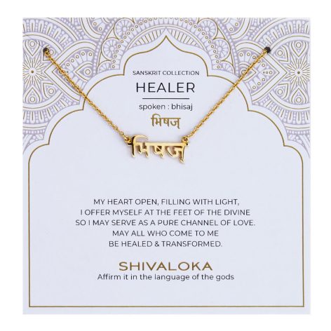 Healer Sanskrit Mantra Necklace