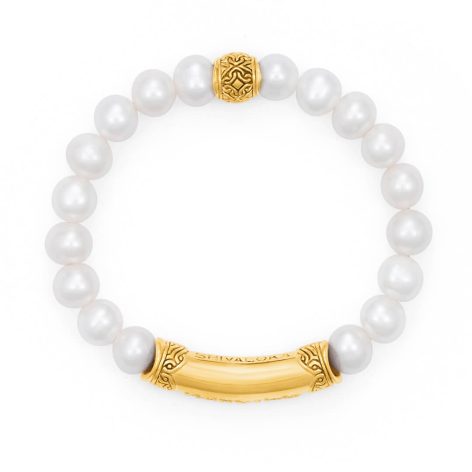 Calming Pearl Mantra Bracelet 'Peace of Mind'