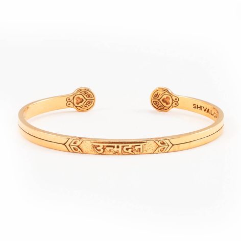 Mantra Cuff Bracelet 'Inflamed with Love'