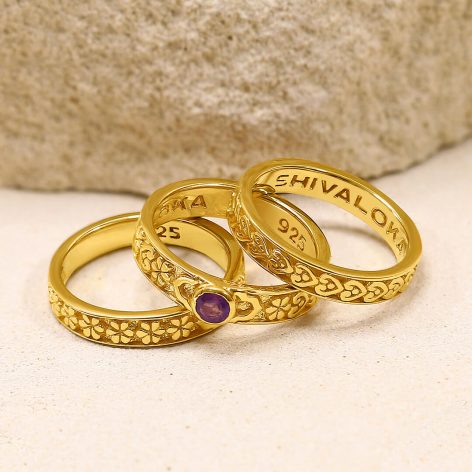 Ajna Stackable Ring Set